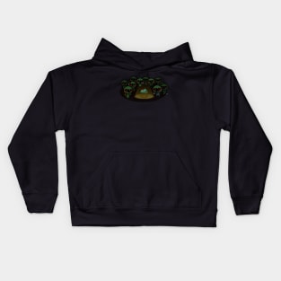 Zombies Want Cupcake Kids Hoodie